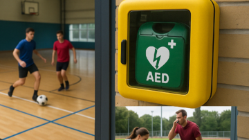 KI generiertes Bild zum Thema Ausstattung mit Defibrillatoren